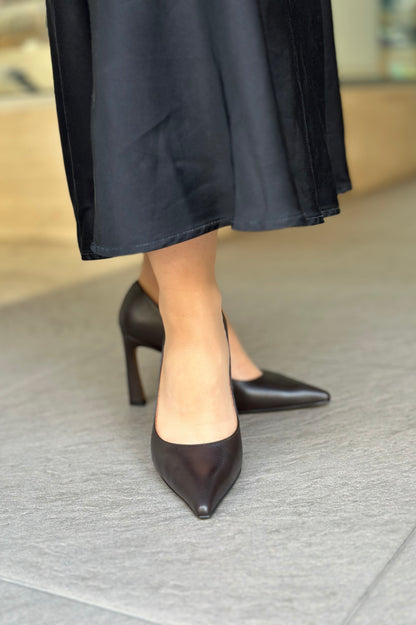 Escarpins ANGEL ALARCON 25559-539C NAPA VOLGA MARRON femme