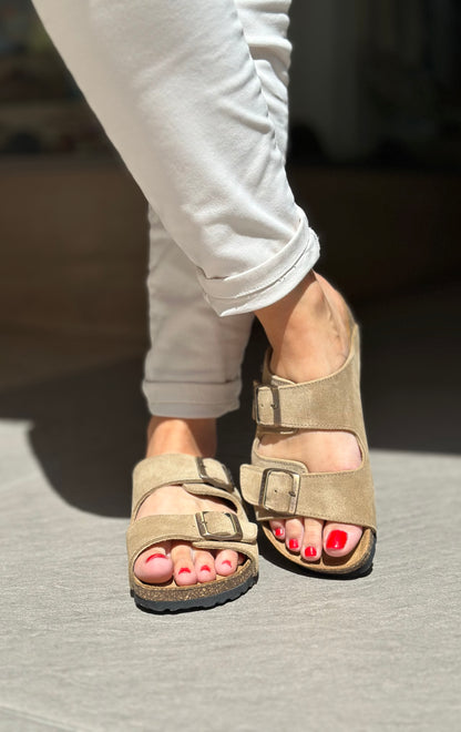 Nu-pieds CUBANAS Beige femme