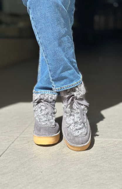 Chaussures montantes NAN-KU EFK-01 GREY femme