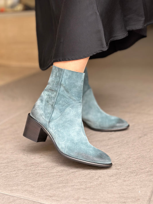 Bottines MAISON21 1951 SAYO GRANITO BLEU femme