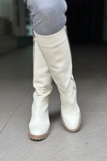 Bottes SOFTWAVES blanches femme