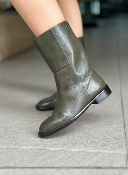 Bottines cavalière JVAM 37437 WINTER FOREST KAKI femme