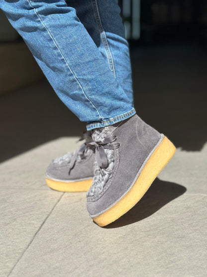 Chaussures montantes NAN-KU EFK-01 GREY femme