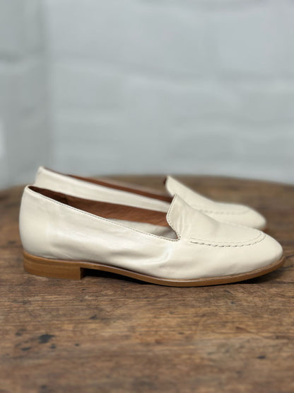 Mocassins Angel Alarcon beige femme