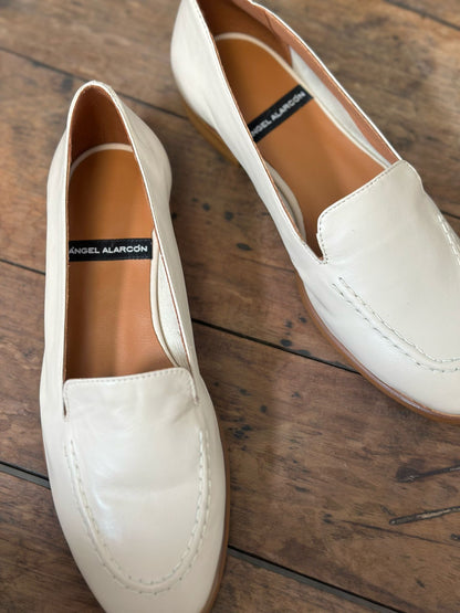 Mocassins Angel Alarcon beige femme