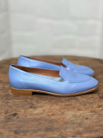 Mocassins Angel Alarcon bleu lavande femme
