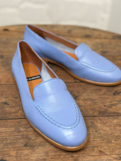 Mocassins Angel Alarcon bleu lavande femme