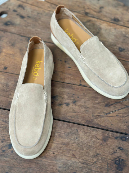 Mocassins KEBO beige homme