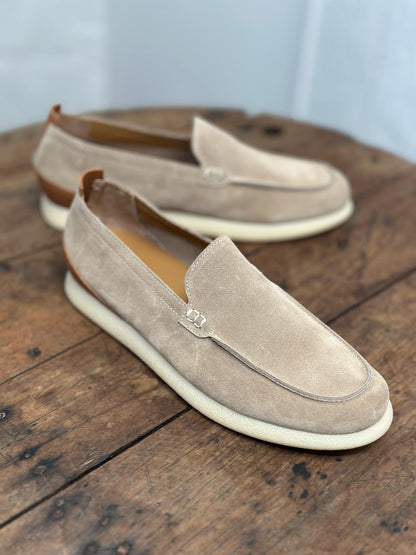 Mocassins KEBO beige homme
