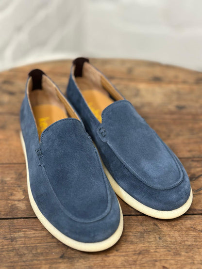 Mocassins KEBO bleu marine homme