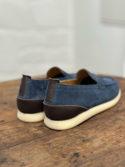 Mocassins KEBO bleu marine homme
