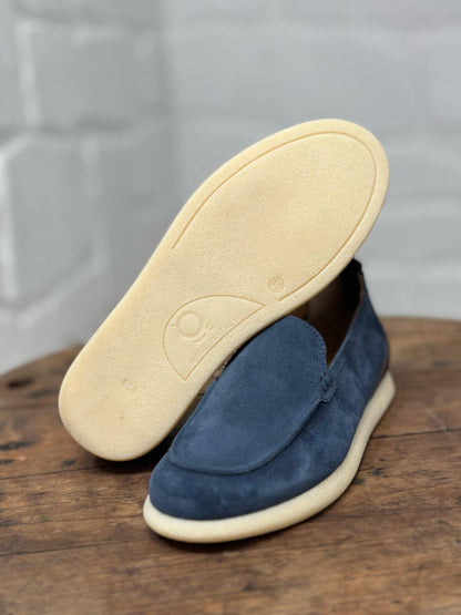 Mocassins KEBO bleu marine homme