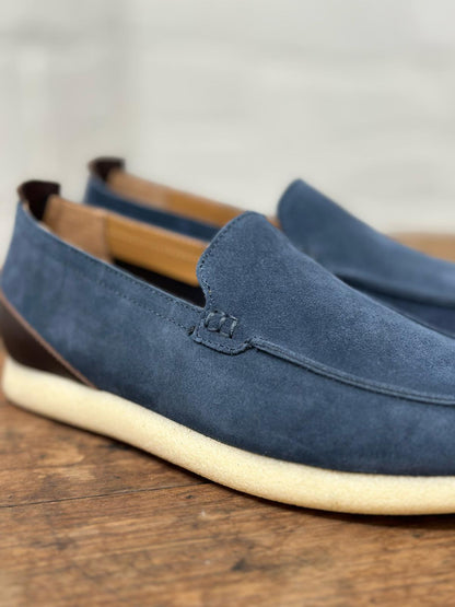 Mocassins KEBO bleu marine homme