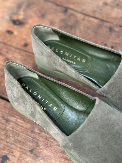 Mocassins PALOMITAS by PALOMA BARCELO kaki femme