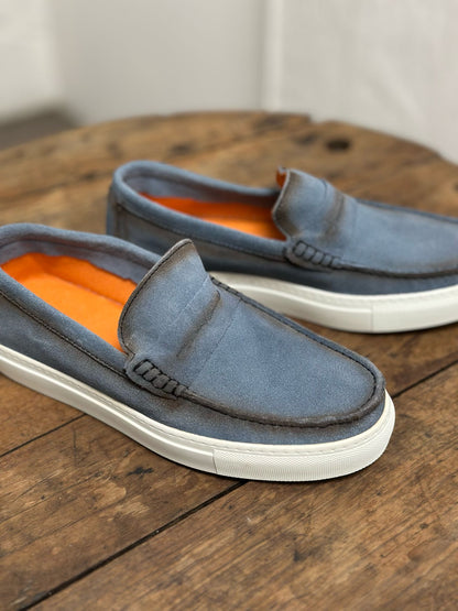 Mocassins PIERO MASETTI Bleu homme
