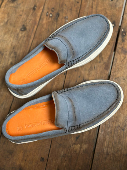 Mocassins PIERO MASETTI Bleu homme