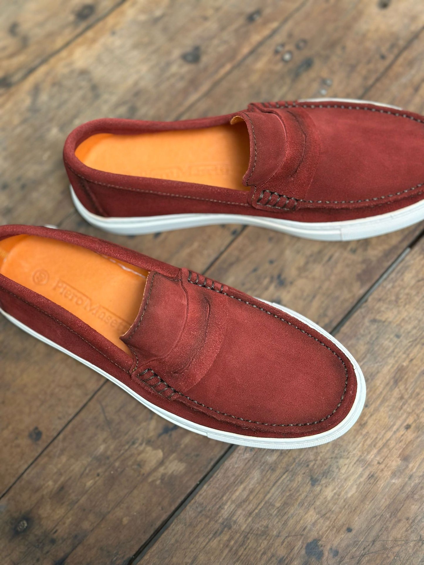Mocassins PIERO MASETTI Bordeaux homme