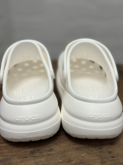 Sabots CROCS Classic crush clog blanc Femme