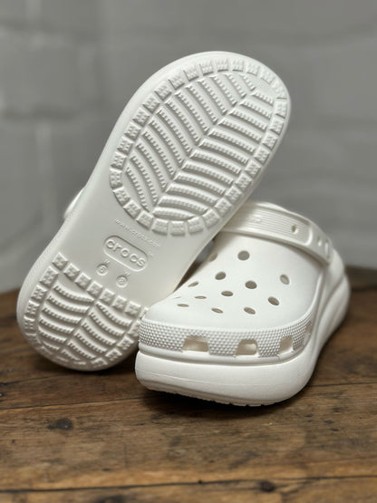 Sabots CROCS Classic crush clog blanc Femme