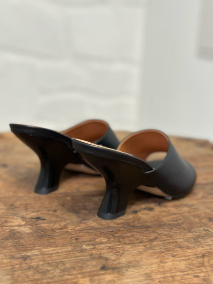 Mules à talons Angel Alarcon noir femme