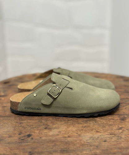 Mules/sabot CUBANAS Kaki homme