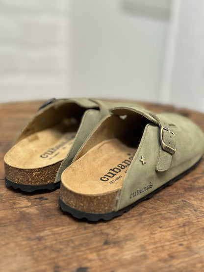 Mules/sabot CUBANAS Kaki homme