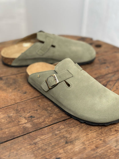 Mules/sabot CUBANAS Kaki homme