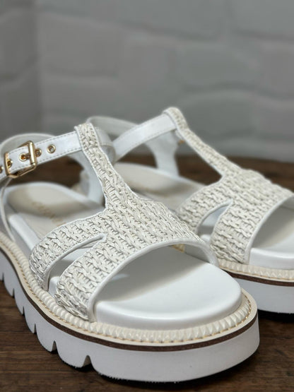 Nu-pieds CAFE NOIR blanc femme