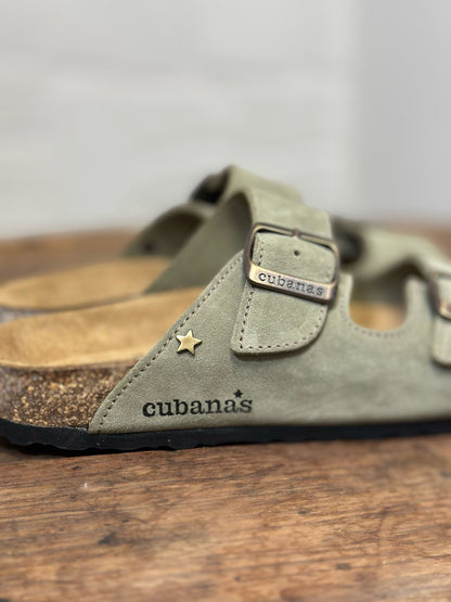 Nu-pieds CUBANAS Kaki femme