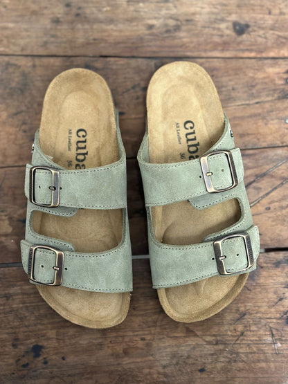 Nu-pieds CUBANAS Kaki femme