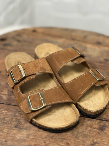 Nu-pieds CUBANAS Marron homme