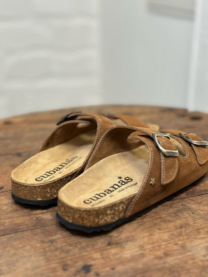 Nu-pieds CUBANAS Marron homme