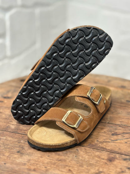 Nu-pieds CUBANAS Marron homme