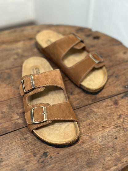 Nu-pieds CUBANAS Marron homme