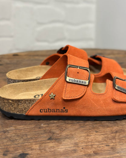 Nu-pieds CUBANAS Orange femme