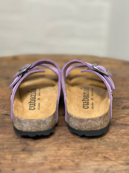 Nu-pieds CUBANAS Violet femme