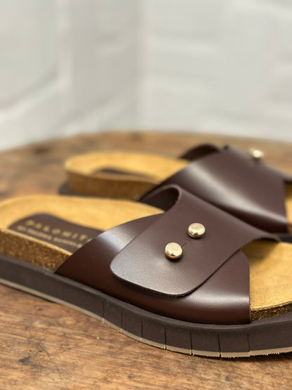 Nu-pieds PALOMITAS by PALOMA BARCELO marron femme