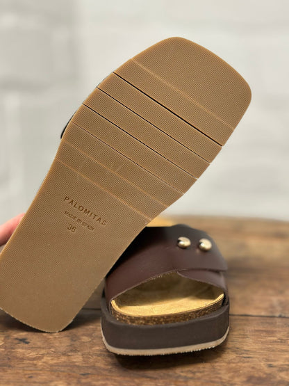 Nu-pieds PALOMITAS by PALOMA BARCELO marron femme
