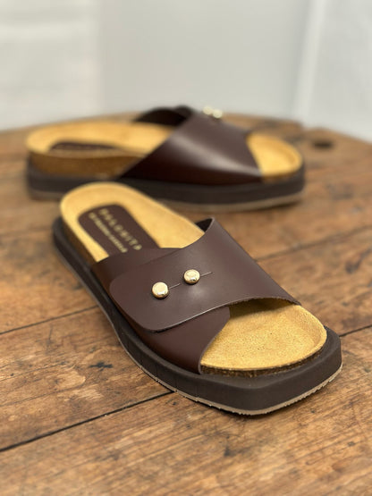 Nu-pieds PALOMITAS by PALOMA BARCELO marron femme