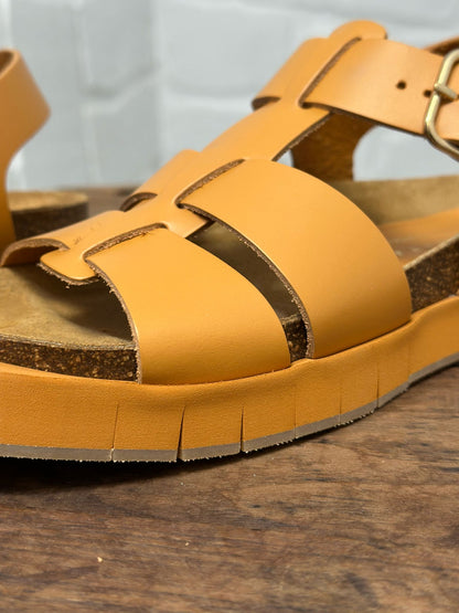Nu-pieds PALOMITAS by PALOMA BARCELO ocre jaune femme