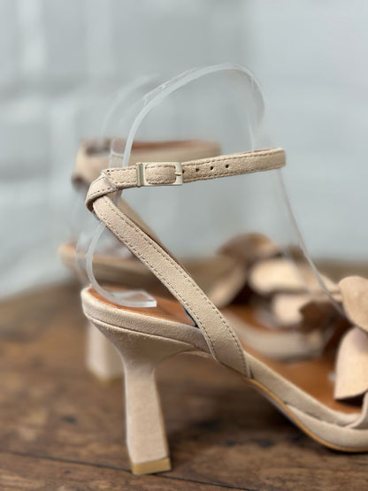 Nu-pieds à talons Angel Alarcon beige femme