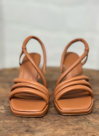 Nu-pieds à talons Angel Alarcon marron femme