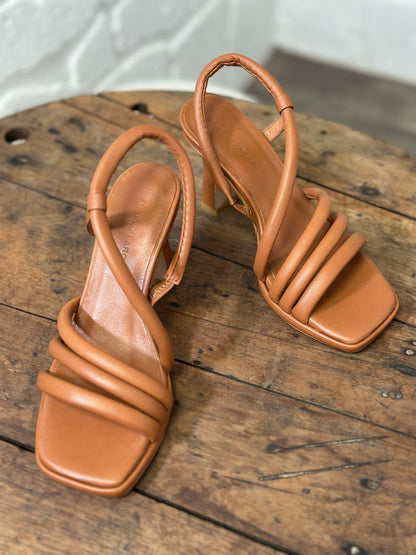 Nu-pieds à talons Angel Alarcon marron femme