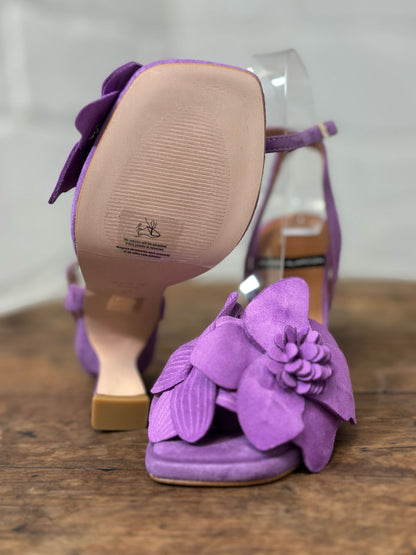 Nu-pieds à talons Angel Alarcon violet femme