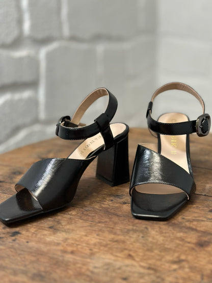 Nu-pieds à talons CAFE NOIR noir femme
