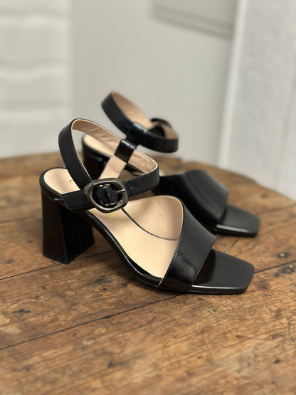Nu-pieds à talons CAFE NOIR noir femme