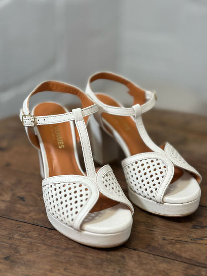 Nu-pieds à talons LES VENUES Beige Femme