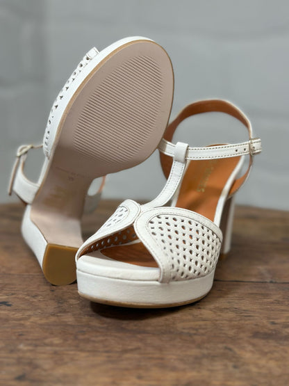 Nu-pieds à talons LES VENUES Beige Femme