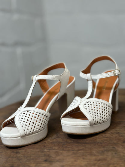 Nu-pieds à talons LES VENUES Beige Femme