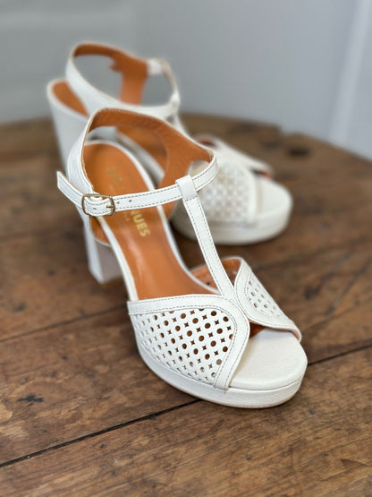 Nu-pieds à talons LES VENUES Beige Femme